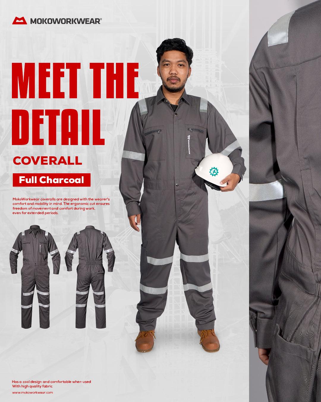 Wearpack Coverall Full Gray: Pilihan Seragam Kerja yang Profesional dan Nyaman