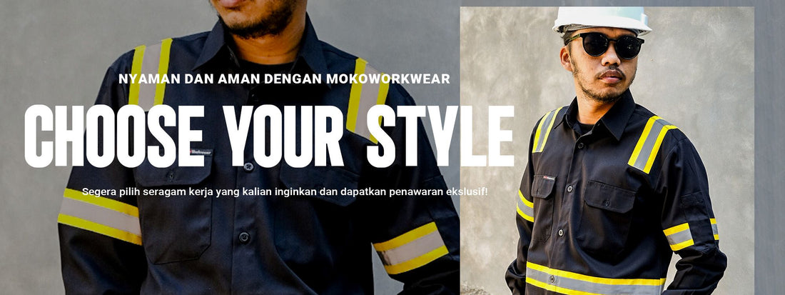 Wearpack Safety Black Orange by Mokoworkwear Original - Mokoworkwear