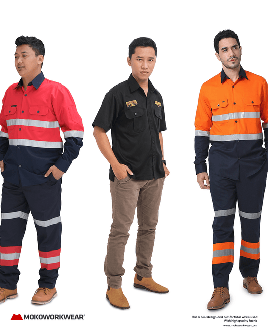 Tempat Beli Seragam Kerja Safety Terpercaya untuk Industri di Indonesia - Mokoworkwear