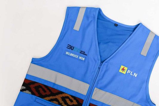 Rompi Safety Untuk PLN Unit Induk P2B Jamali - Mokoworkwear