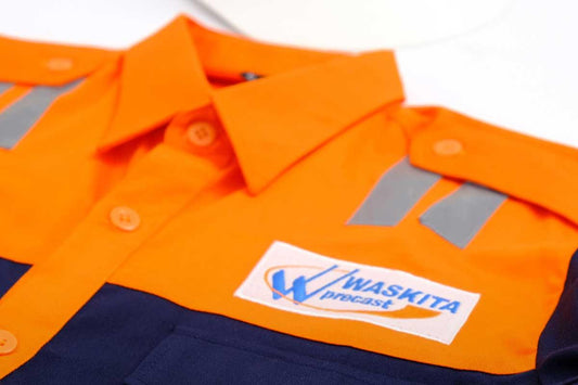 Seragam Wearpack Safety Berkelas untuk PT Waskita Beton Precast Tbk - Mokoworkwear