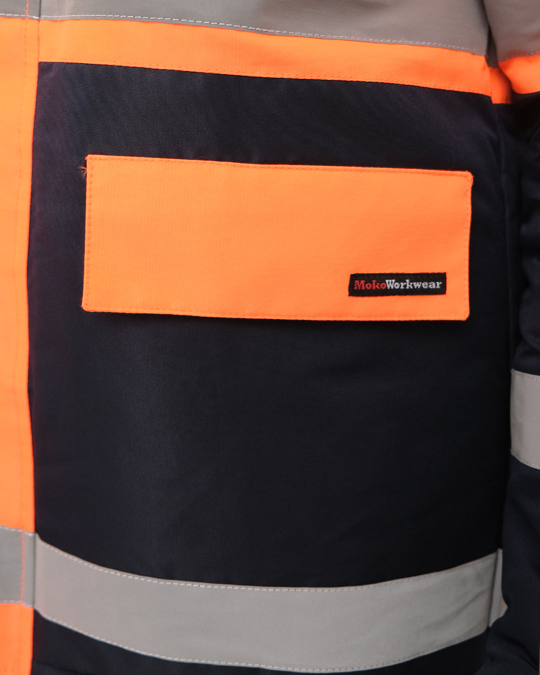 Safety Parka Orange Jacket Mokoworkwear