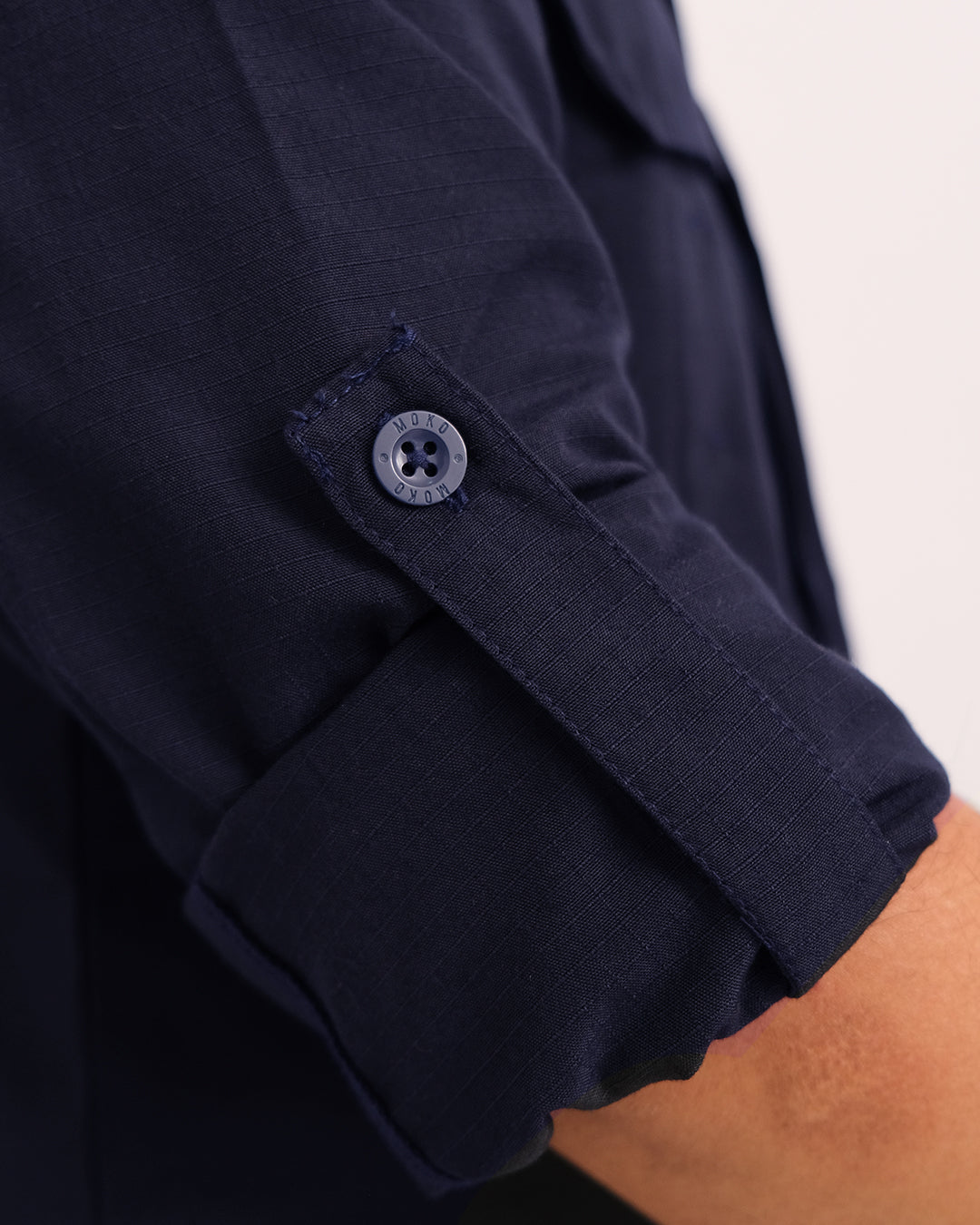 Tactical Ripstop Navy Shirt Mokoworkwear