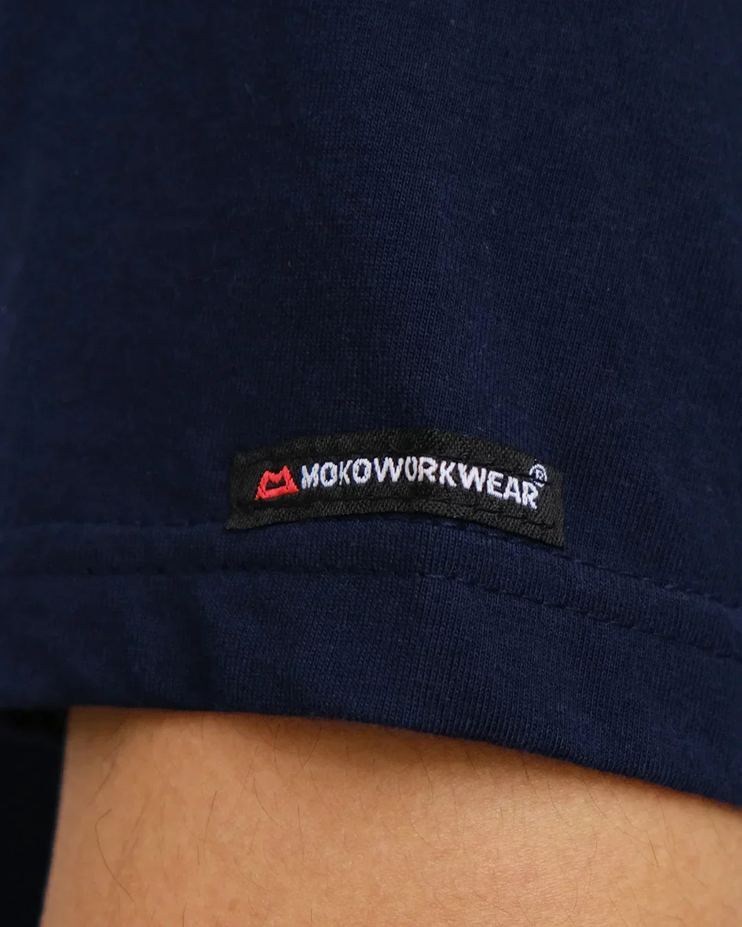 T-Shirt Electric Navy Lime - Mokoworkwear