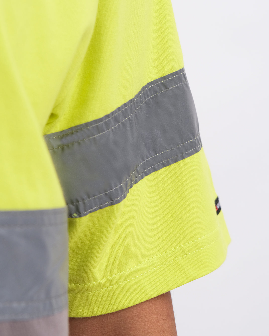 T-Shirt Lime Grey T-Shirt Mokoworkwear