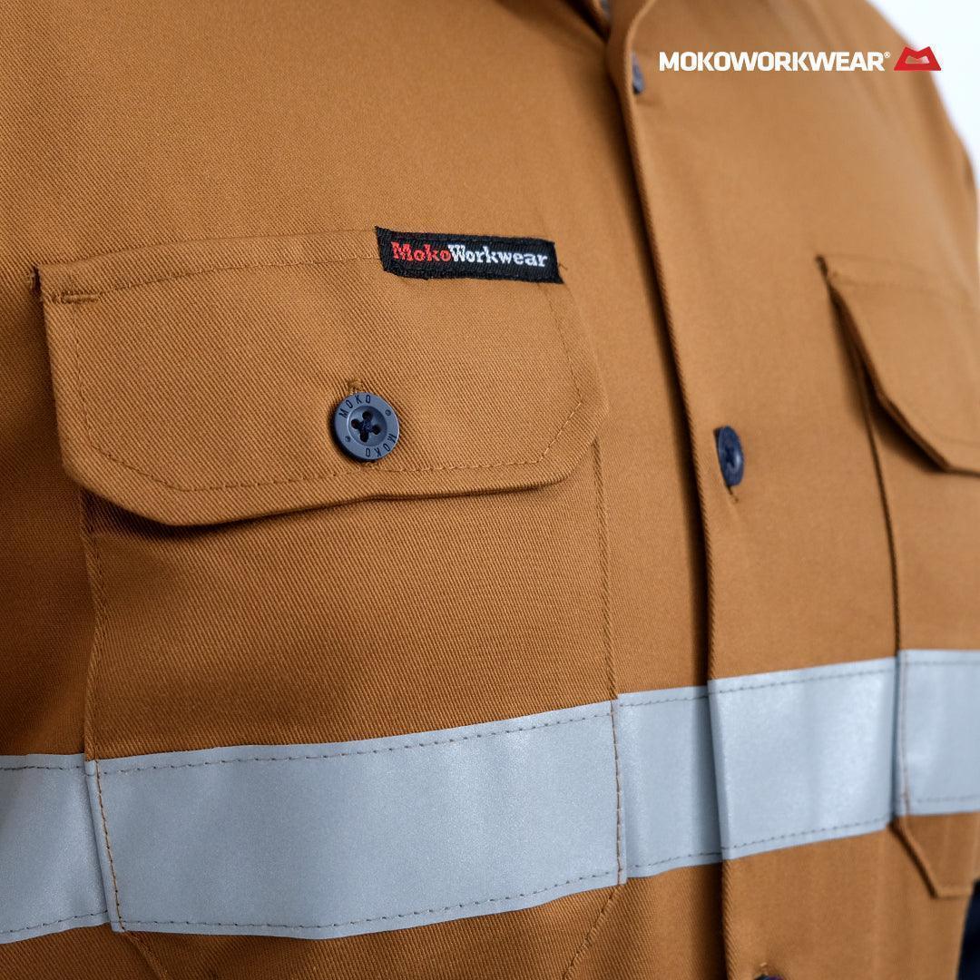 Wearpack Safety Brown Navy - Mokoworkwear
