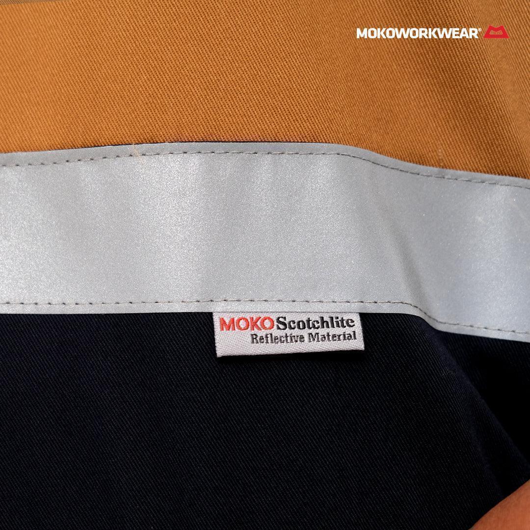 Wearpack Safety Brown Navy - Mokoworkwear