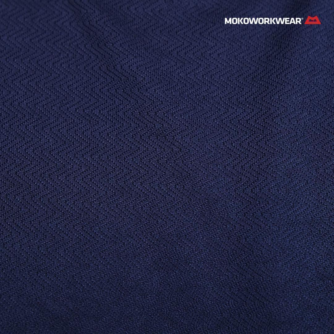 T-Shirt Safety Full Navy - Mokoworkwear