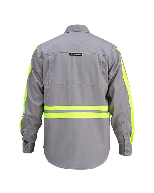 Wearpack Safety Grey List Lime - Mokoworkwear