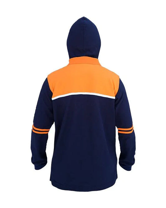 Hoodie Navy Orange - Mokoworkwear