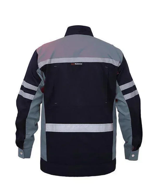 Safety Jacket Gray - Mokoworkwear
