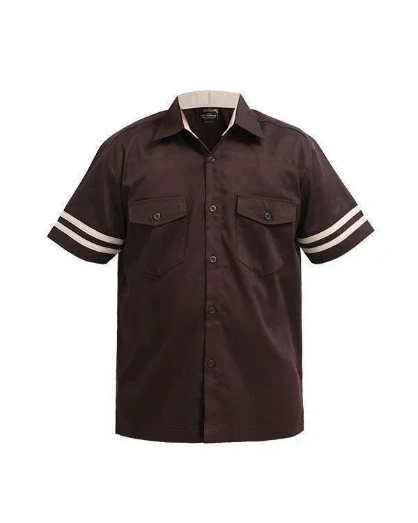 Shirt Dark Brown - Mokoworkwear