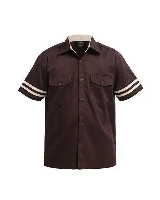 Shirt Dark Brown - Mokoworkwear