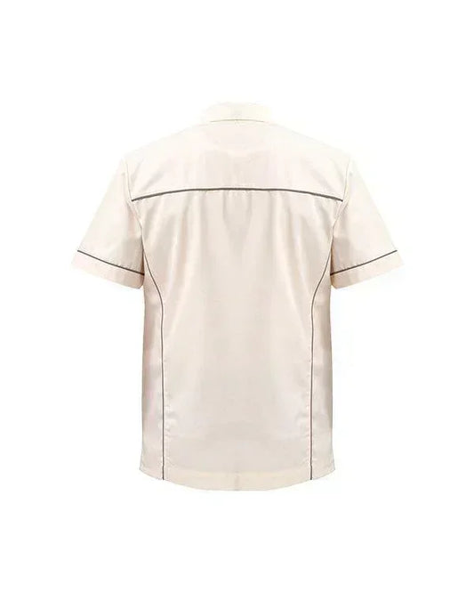 Shirt Cream List Black - Mokoworkwear