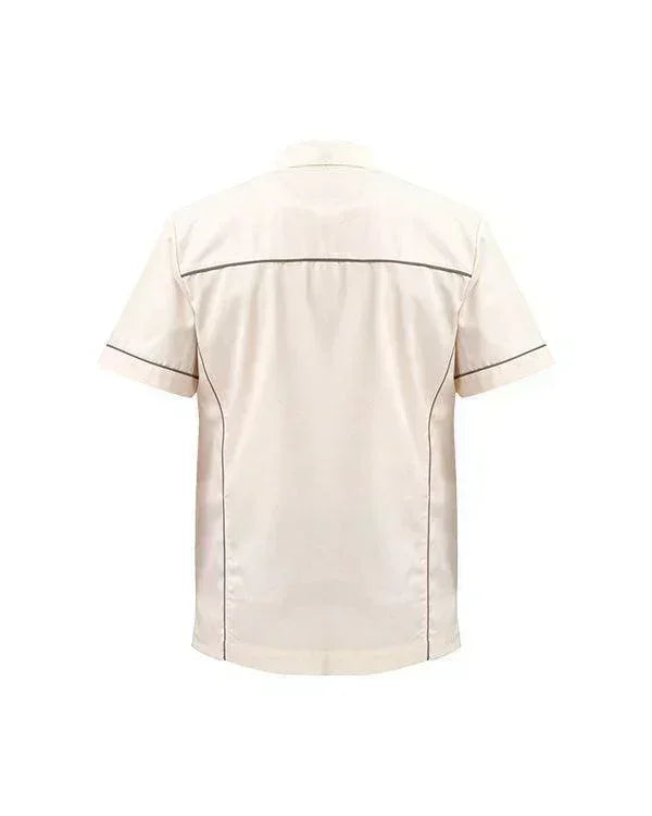 Shirt Cream List Black - Mokoworkwear