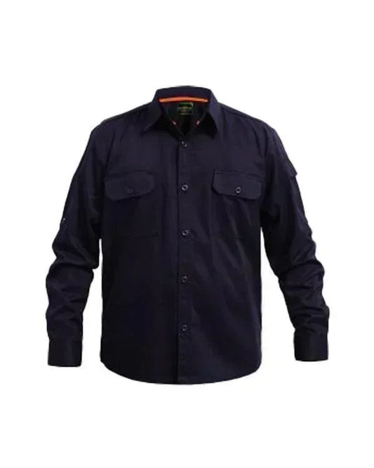 Shirt Navy List Orange - Mokoworkwear