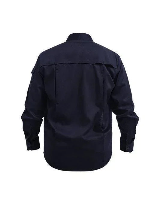 Shirt Navy List Orange - Mokoworkwear