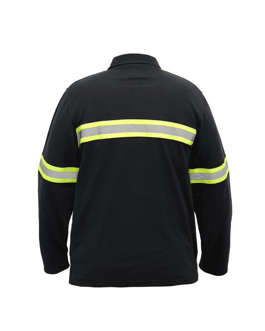 Polo Shirt Safety Hitam