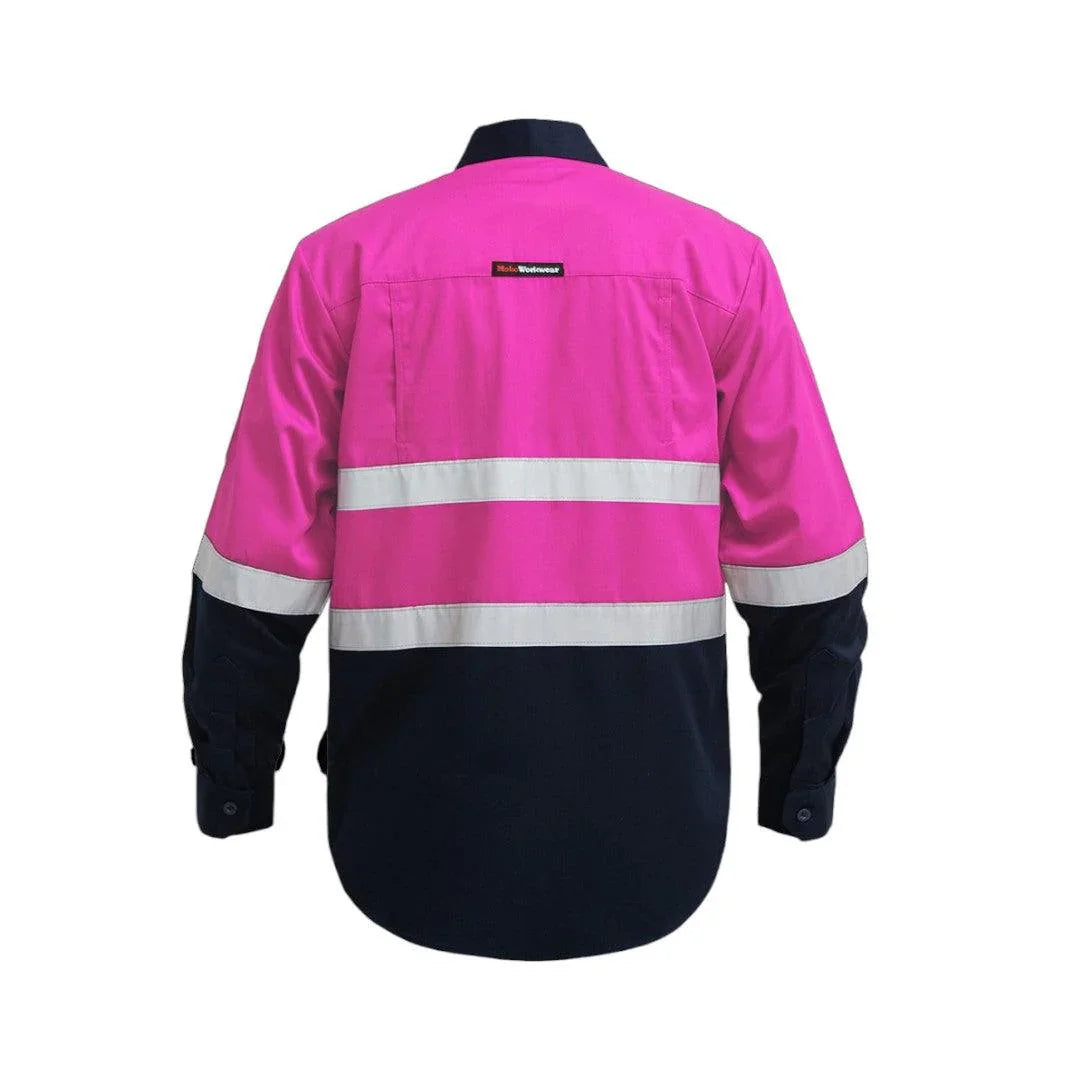 Wearpack Safety Pink Navy - Mokoworkwear