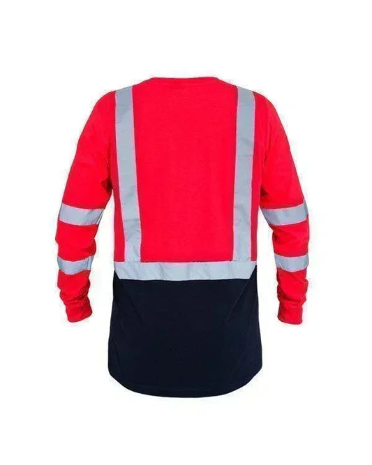 T-Shirt Red Navy - Mokoworkwear