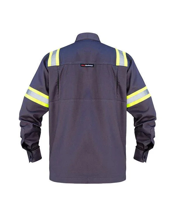 Tactical Safety Charcoal Lime - Mokoworkwear