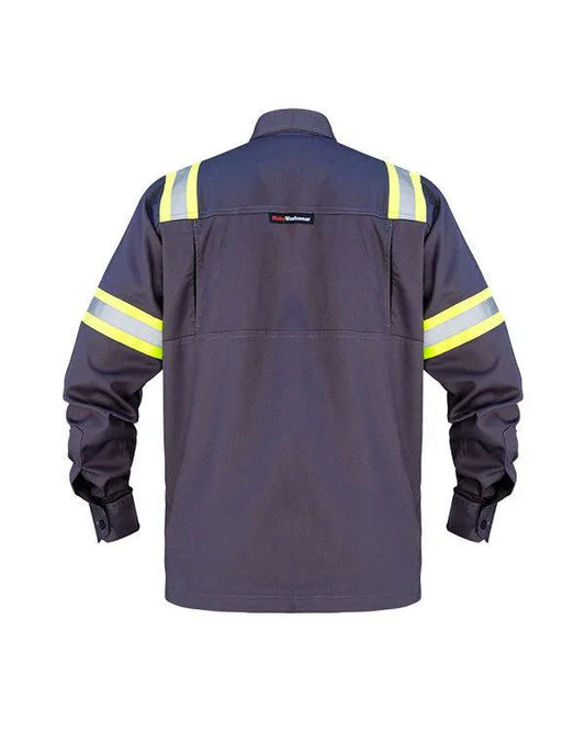 Tactical Safety Charcoal Lime - Mokoworkwear