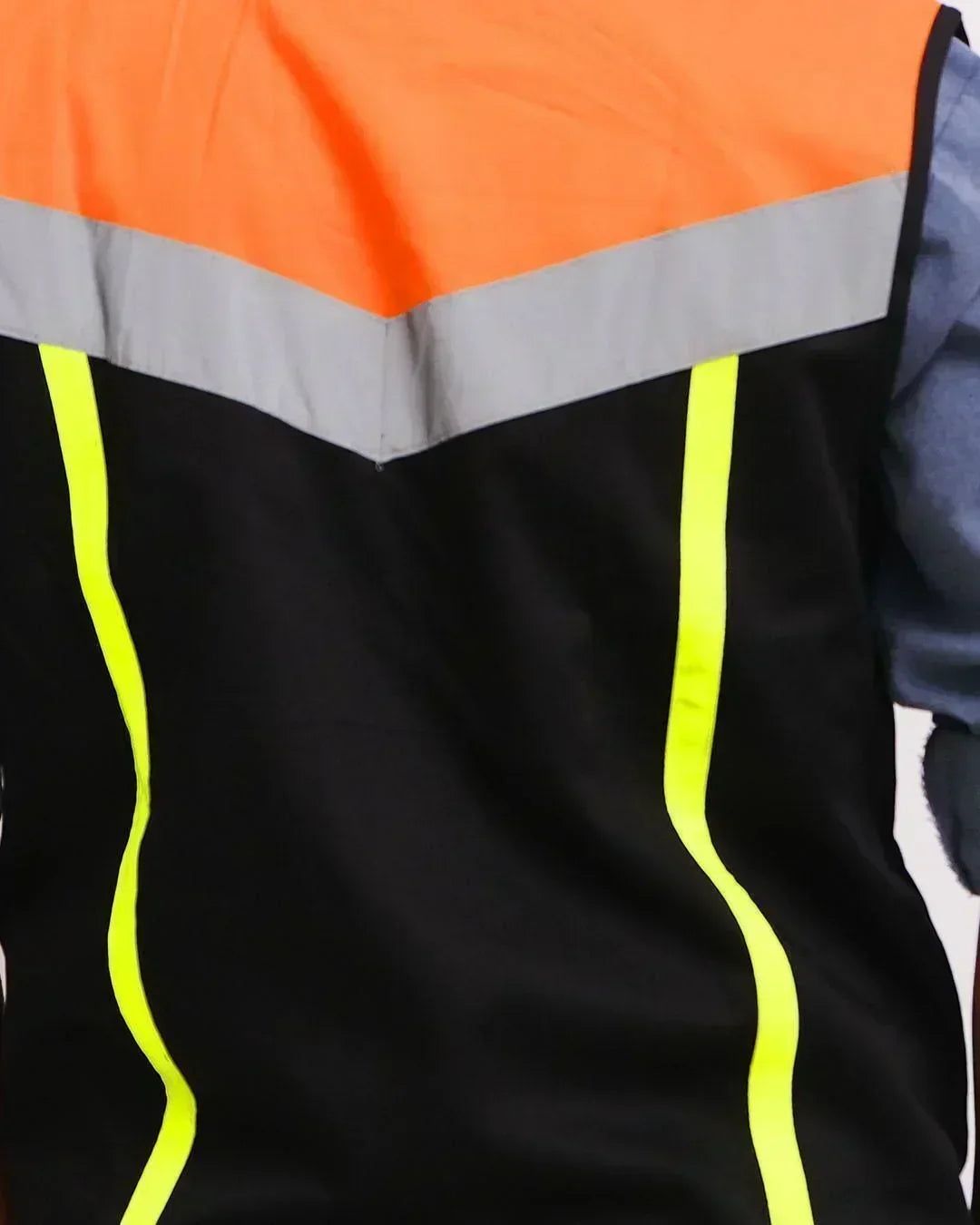 Vest Orange Black - Mokoworkwear