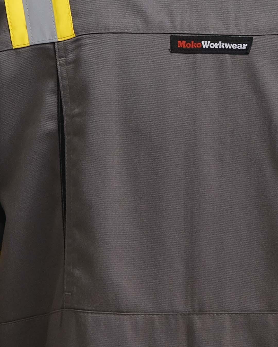 Wearpack Safety Charcoal Yellow - Mokoworkwear