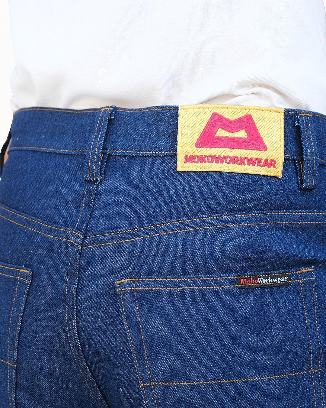 Safety Pants Jeans Navy - Mokoworkwear