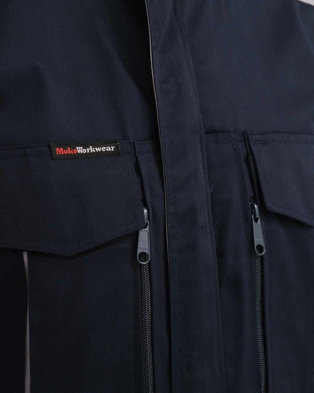 Safety Jacket Gray - Mokoworkwear