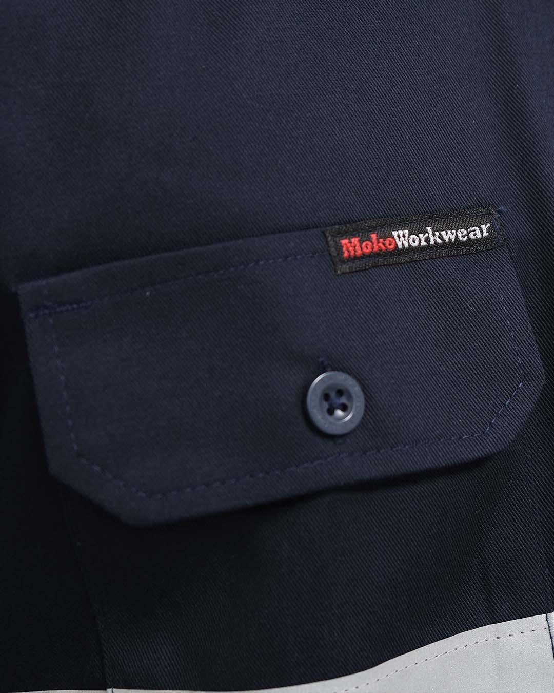 Wearpack Safety Navy (Short Sleeve) - Mokoworkwear
