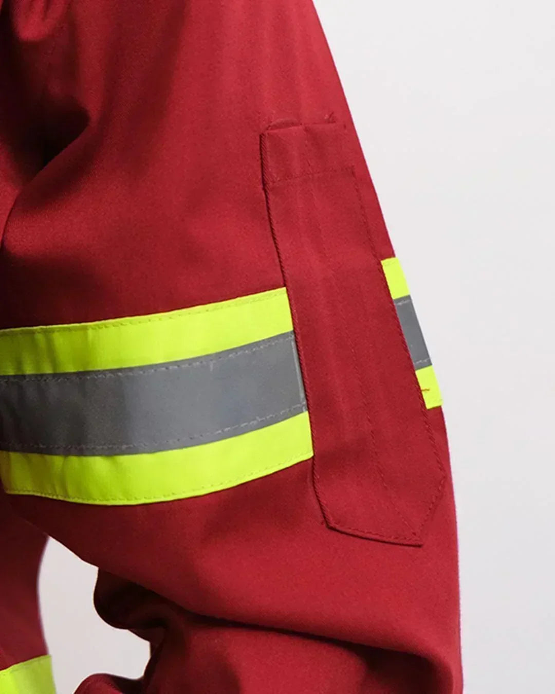 Wearpack Safety Maroon Lime - Mokoworkwear