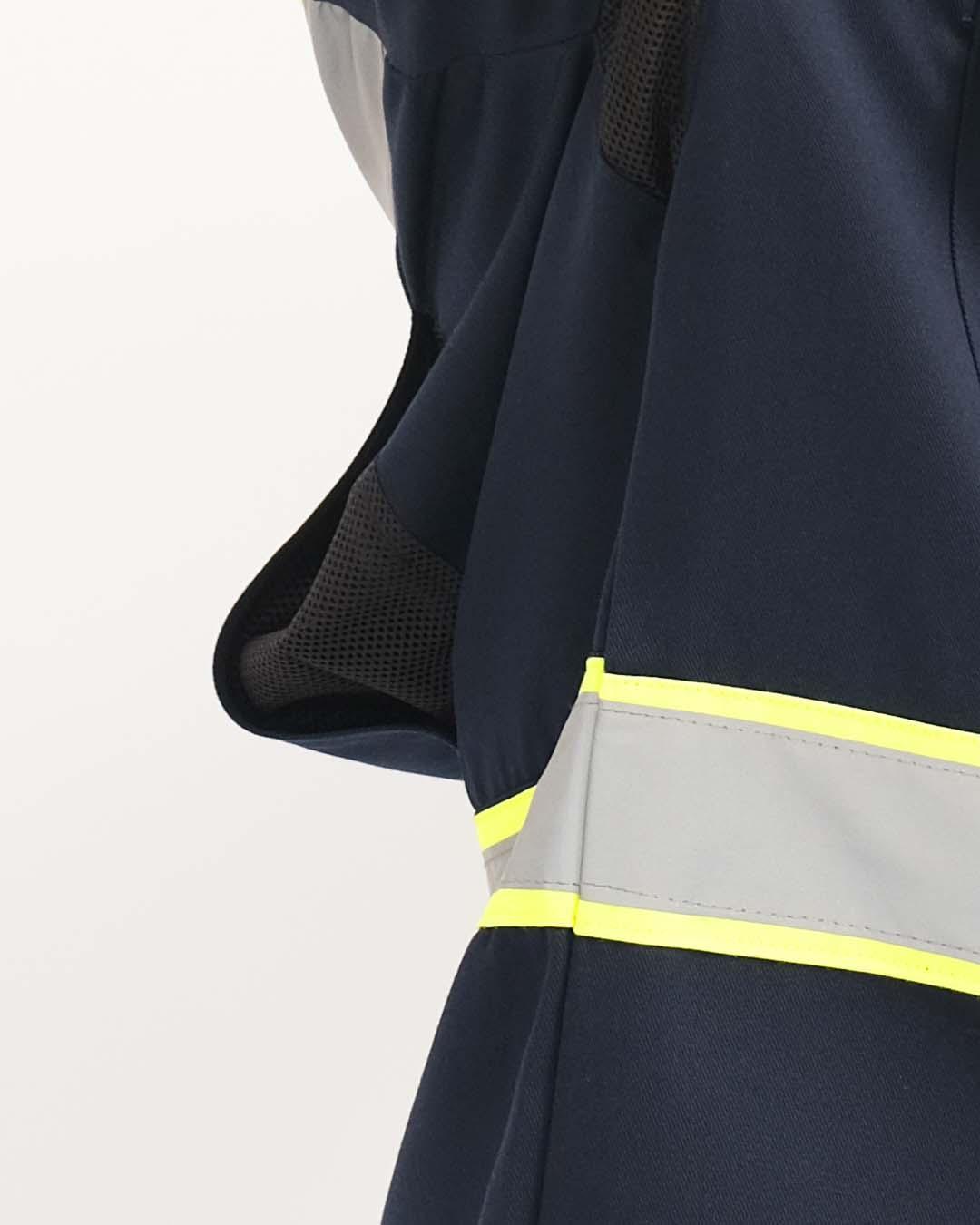 Wearpack Safety Lime Navy - Mokoworkwear