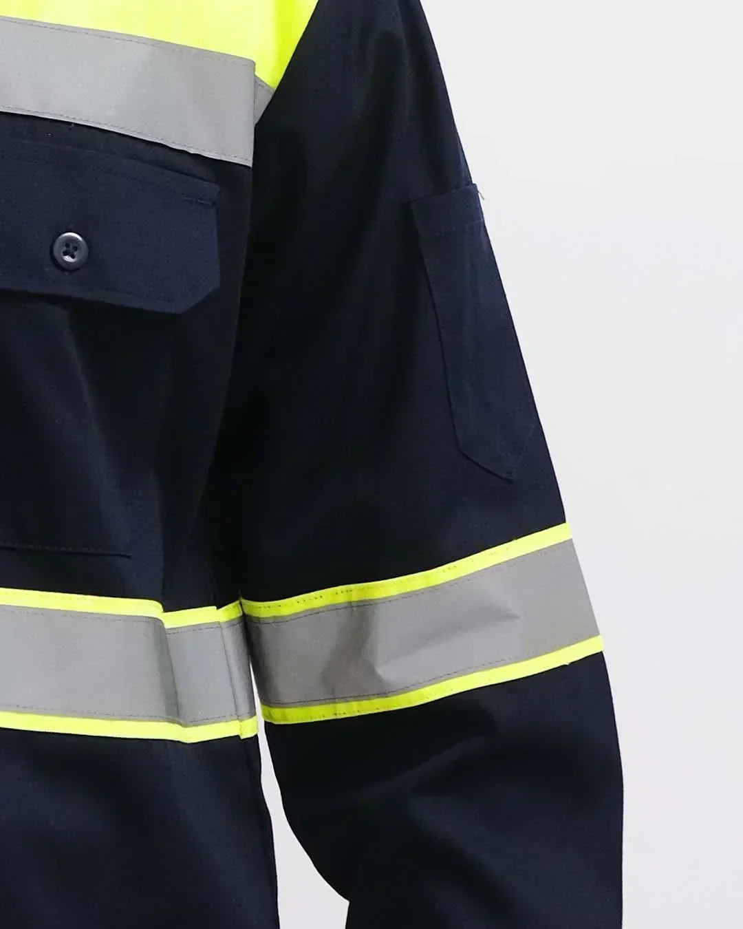 Wearpack Safety Lime Navy - Mokoworkwear