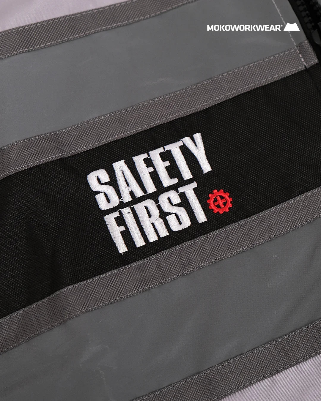 Vest WP Grey Silver - Mokoworkwear