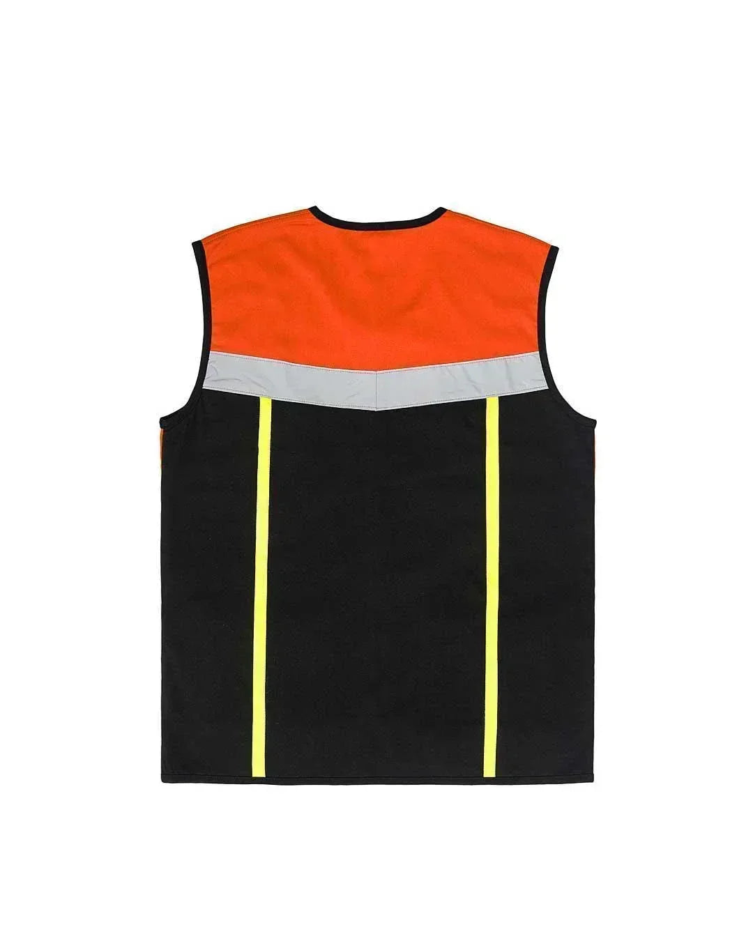 Vest Orange Black - Mokoworkwear