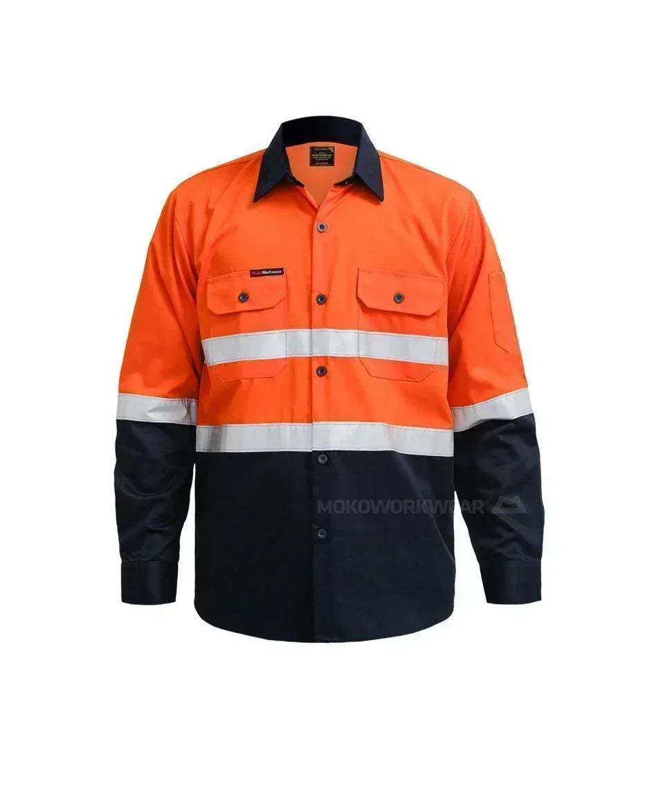 Wearpack Safety Orange Navy - Mokoworkwear