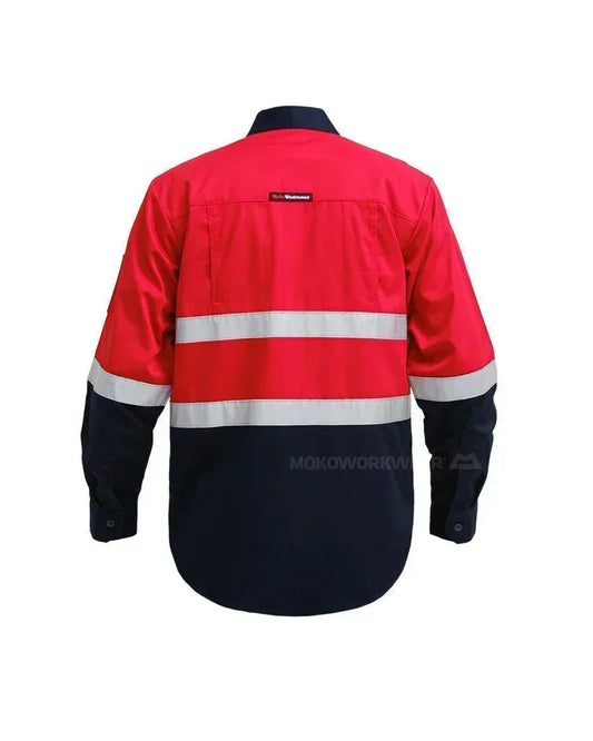 Wearpack Safety Red Navy - Mokoworkwear