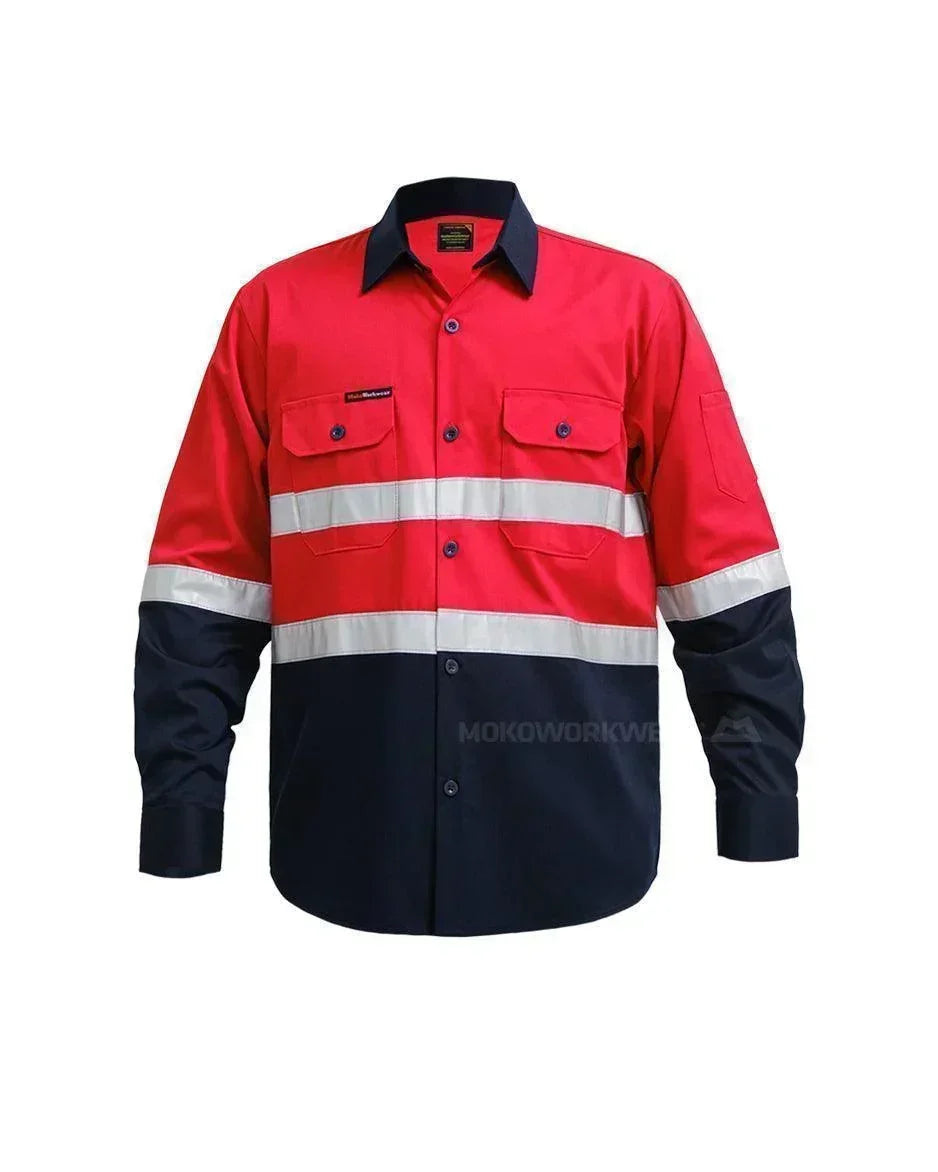 Wearpack Safety Red Navy - Mokoworkwear