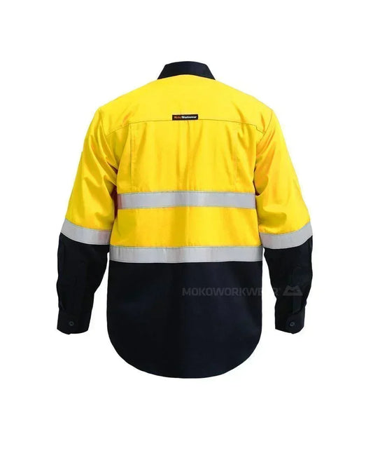 Wearpack Safety Yellow Navy - Mokoworkwear