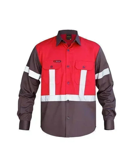 Wearpack Safety Charcoal Red (No Airflow) - Mokoworkwear