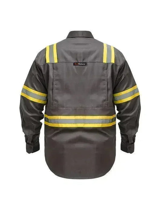 Wearpack Safety Charcoal Yellow - Mokoworkwear