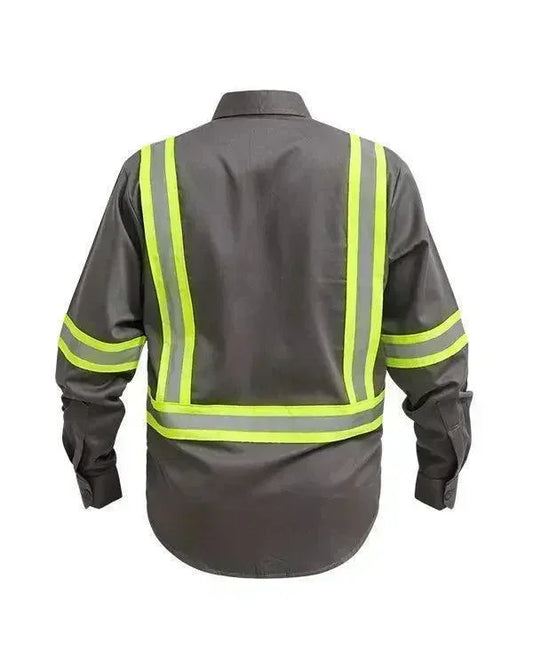 Wearpack Safety Charcoal Lime (No Airflow) - Mokoworkwear