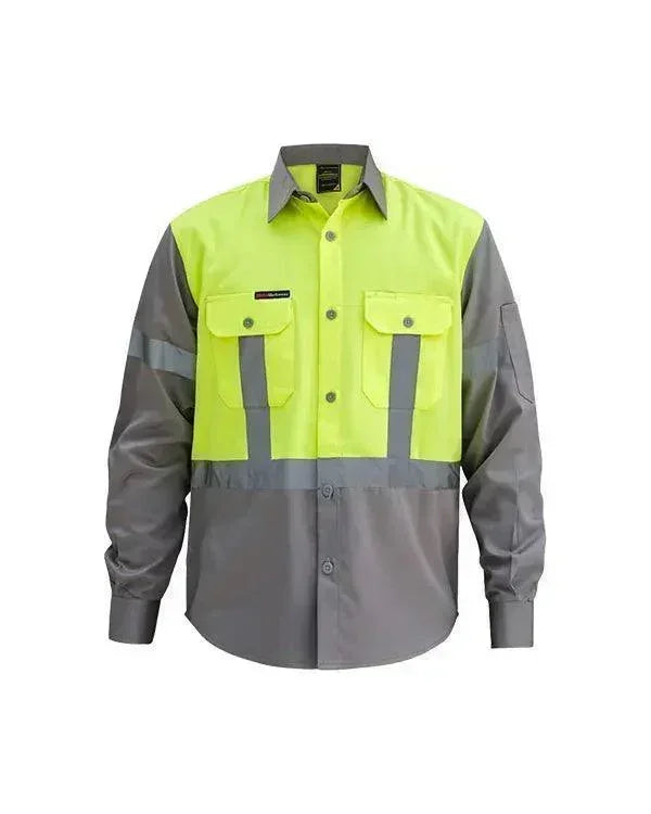 Wearpack Safety Grey Lime - Mokoworkwear