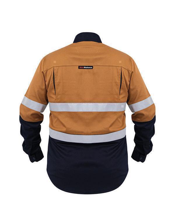 Wearpack Safety Brown Navy - Mokoworkwear