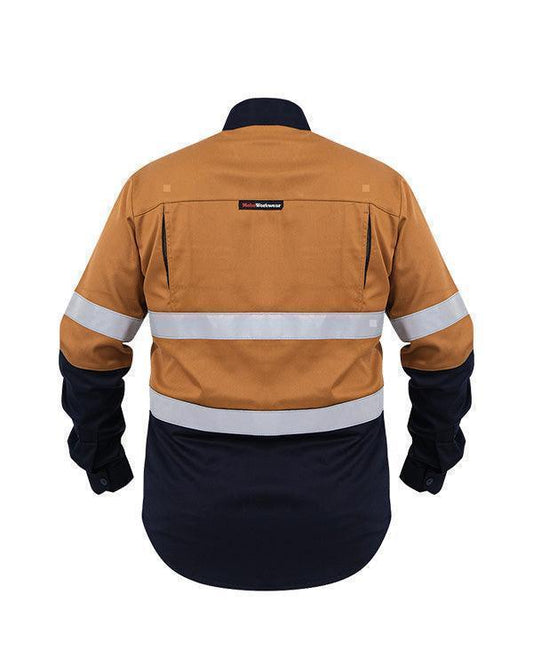 Wearpack Safety Brown Navy - Mokoworkwear