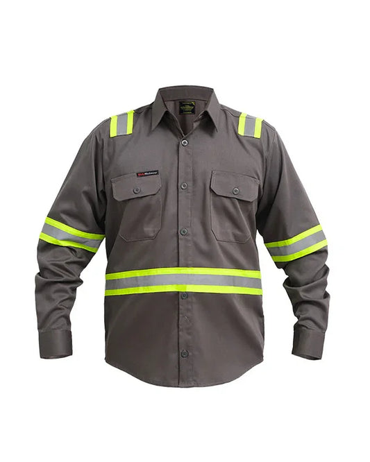 Wearpack Safety Charcoal Lime - Mokoworkwear