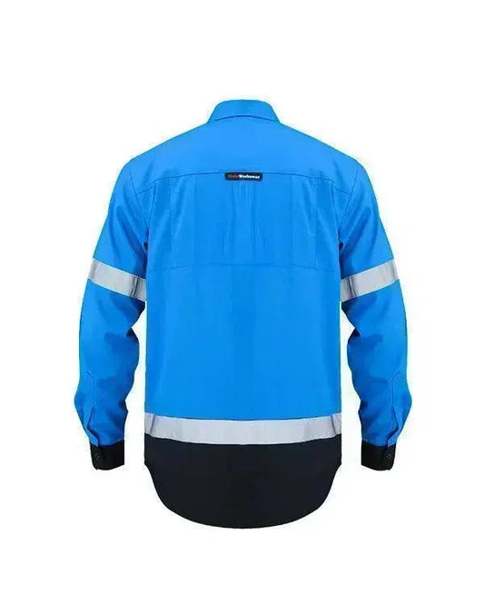 Wearpack Safety Light Blue Black - Mokoworkwear