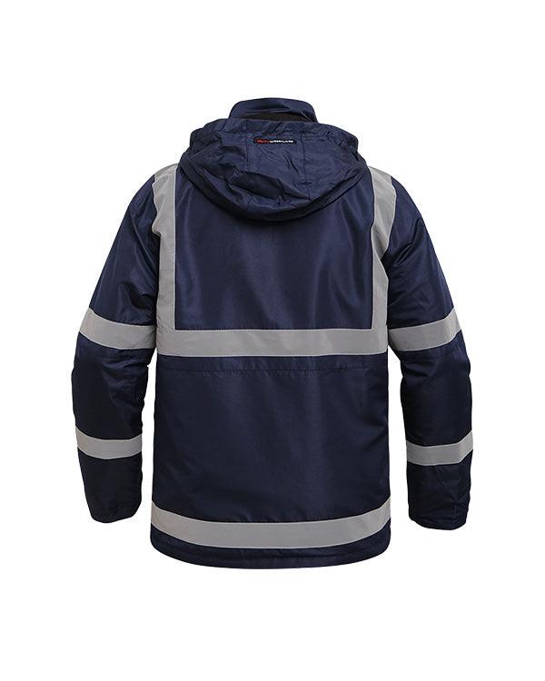 Safety Parka Navy - Mokoworkwear