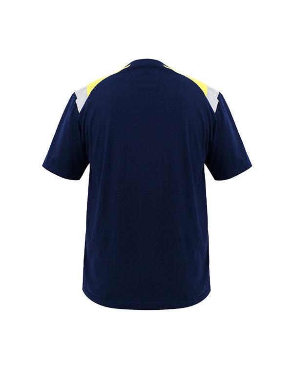 T-Shirt Electric Navy Lime - Mokoworkwear